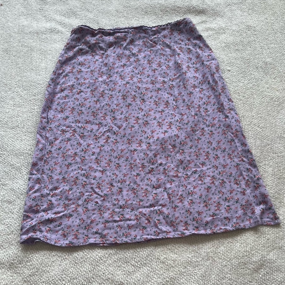 Aeropostale Floral Midi Skirt